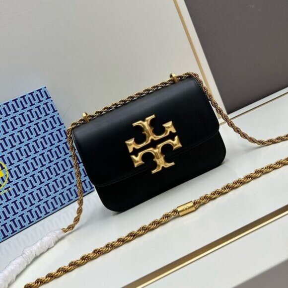 Stylish black Tory Burch bag✨